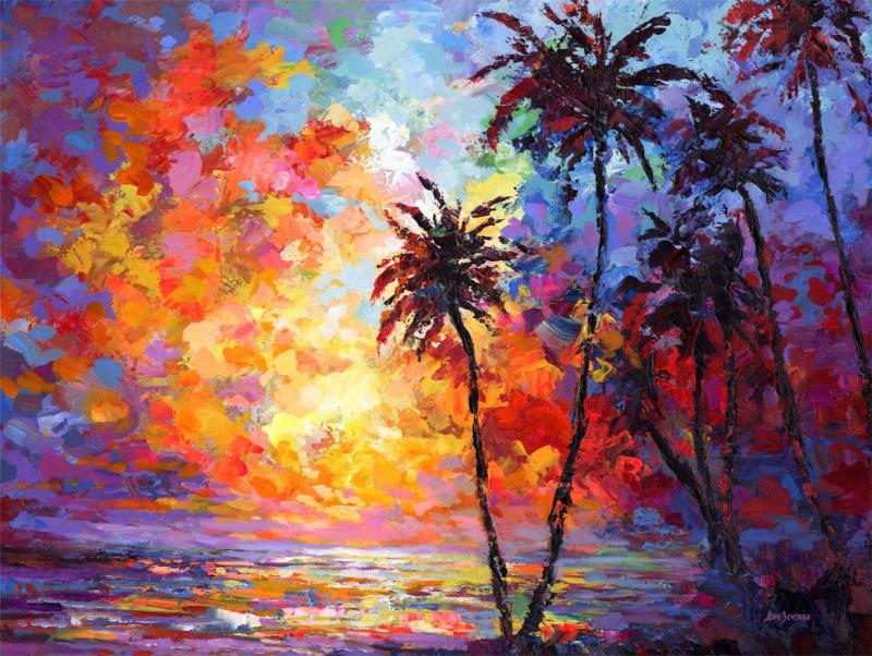 Kích thước tranh treo phòng ngủ mệnh Thủy