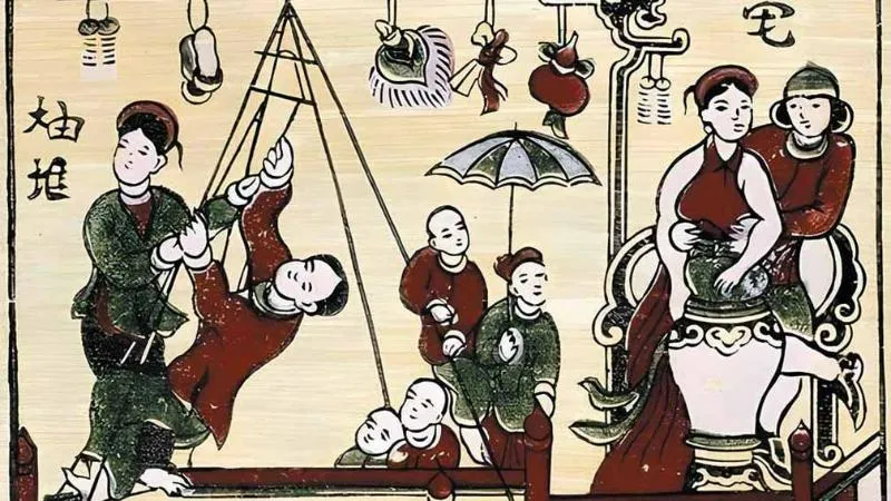 Tranh trò chơi dân gian