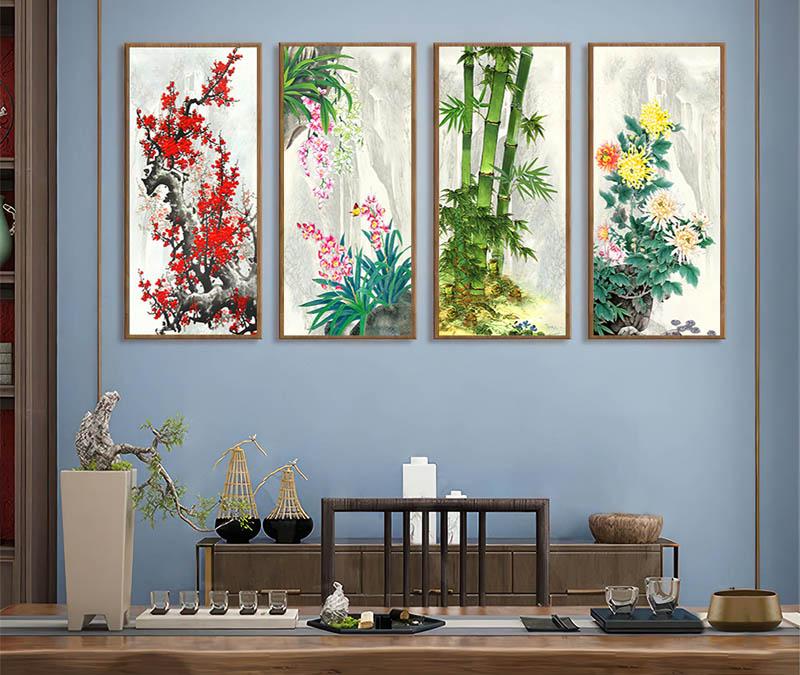 Tranh in màu sắc sắc nét