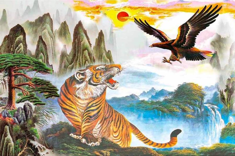 Tranh Anh Hùng Tương Ngộ hợp với tuổi nào?