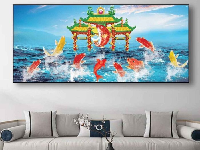 Ý nghĩa tranh cá chép vượt vũ môn