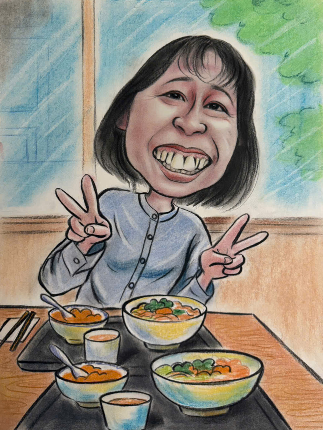 Tranh biếm hoạ xu hướng quà tặng độc đáo - Bảng giá mới 2025 2 z7071322789294 383e85ce7350f6a3447bb7fa1aedefbd