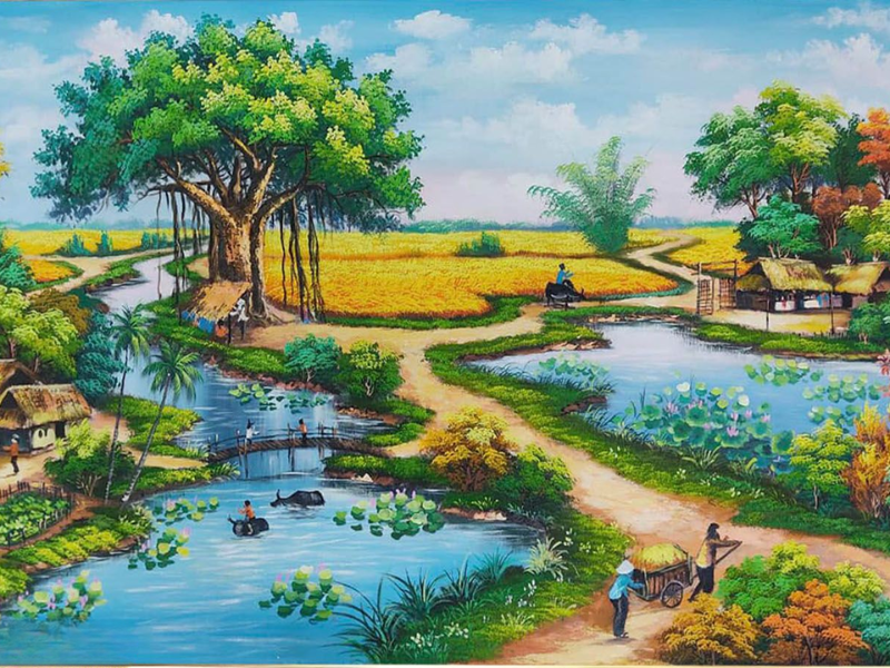 Đặc điểm nổi bật của tranh phong cảnh Việt Nam
