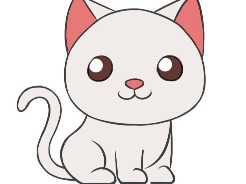 Vẽ mèo cute