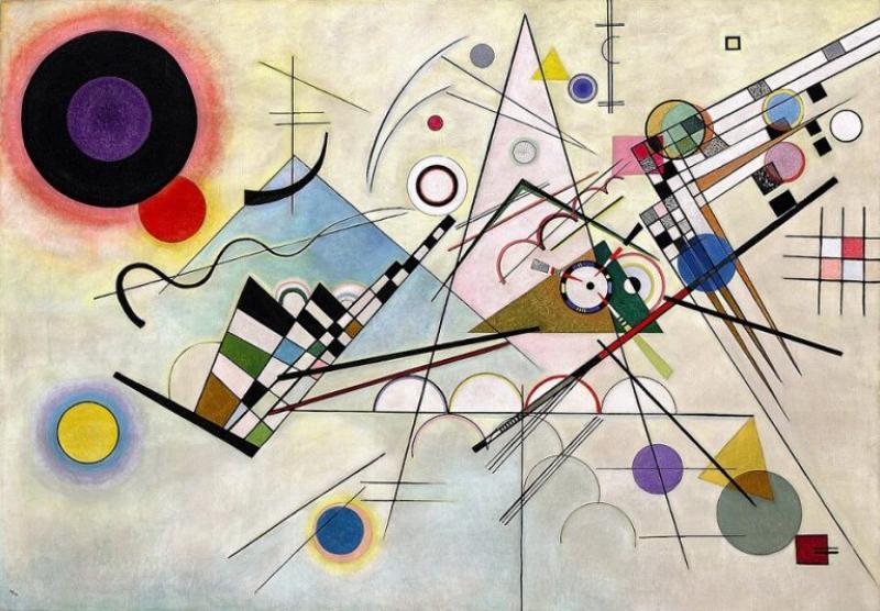 Tác phẩm “Composition VIII” của Wassily Kandinsky
