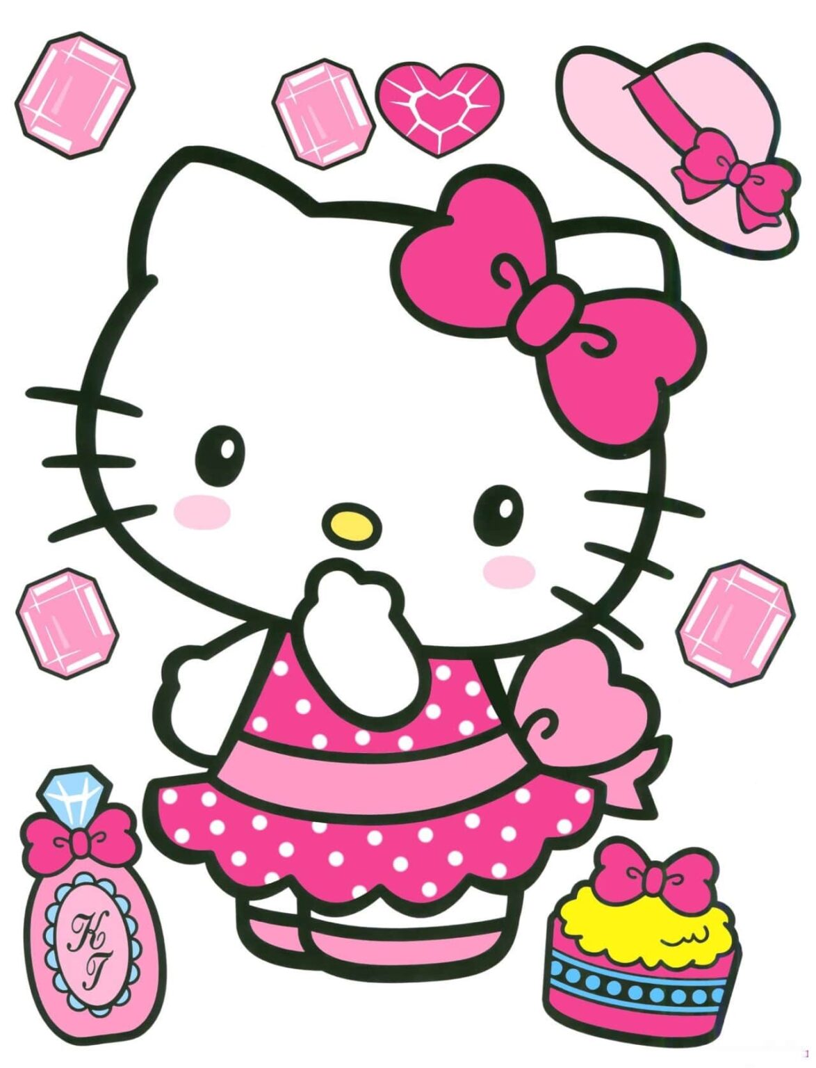 Hướng dẫn cách vẽ mèo hello kitty đơn giản cho bé gái