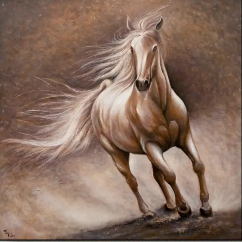 Tranh ngựa phi nước đại