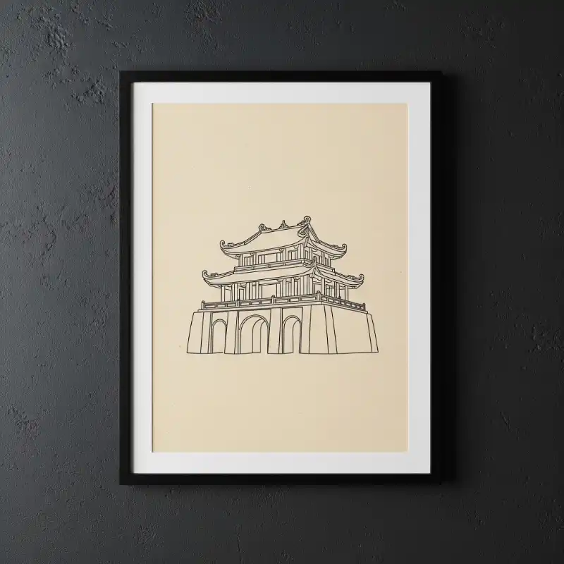 Tranh Khuê Văn Các 18