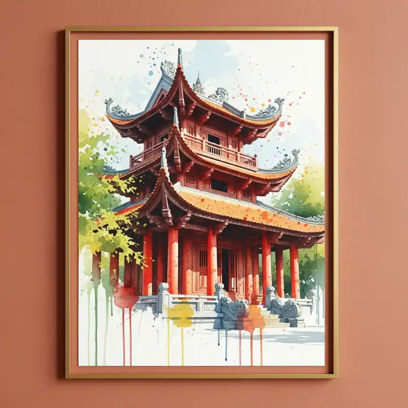 Tranh Khuê Văn Các 39