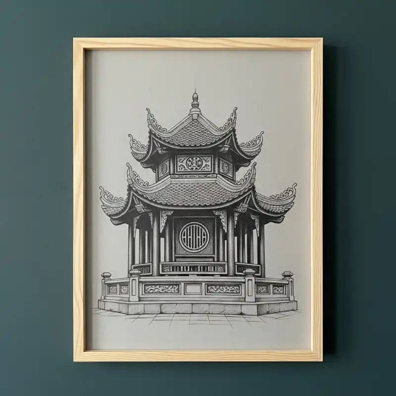 Tranh Khuê Văn Các 20