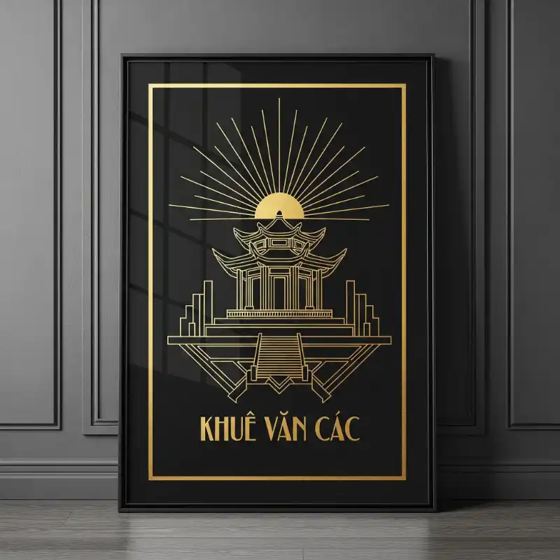 Tranh Khuê Văn Các 25