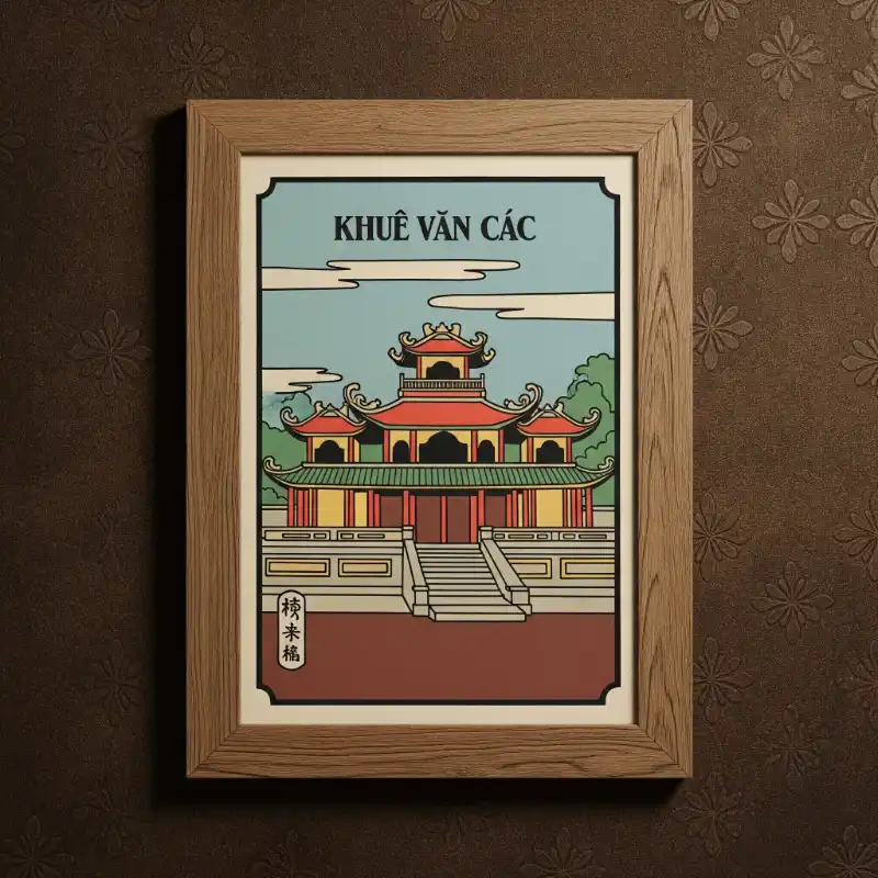 Tranh Khuê Văn Các 28