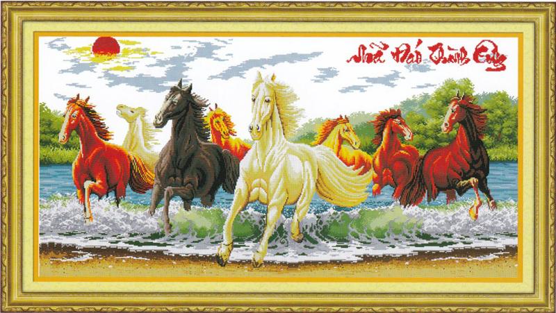 Tranh Mã Đáo Thành Công ý nghĩa phong thủy và văn hóa sâu sắc