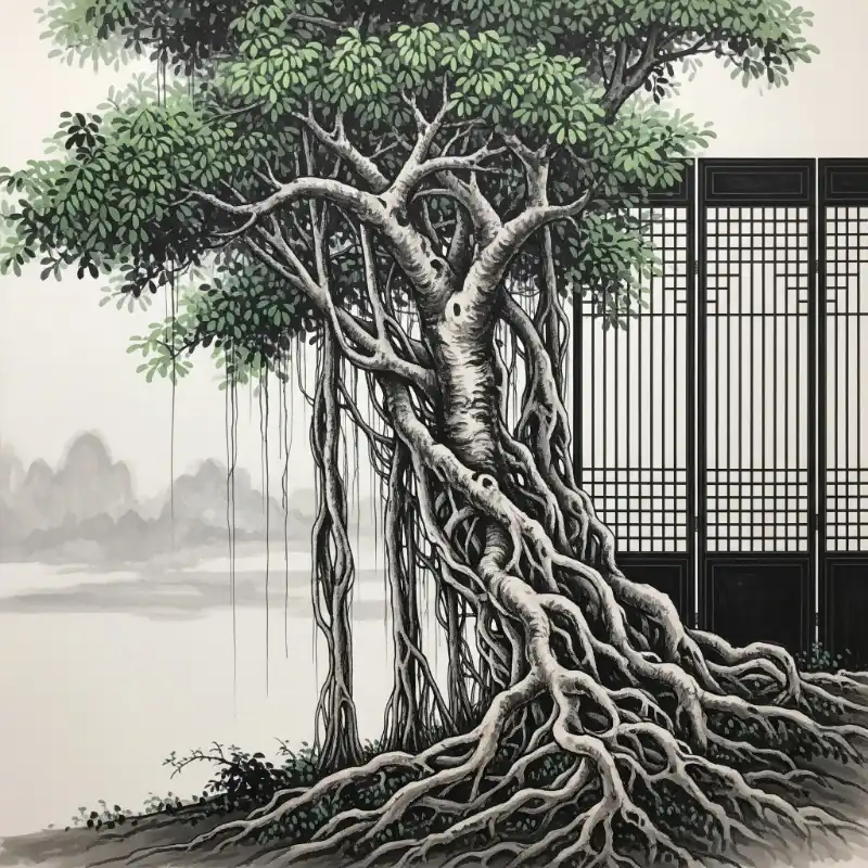 Tranh lá 12