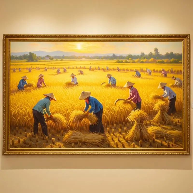 Tranh phong cảnh đồng quê 3