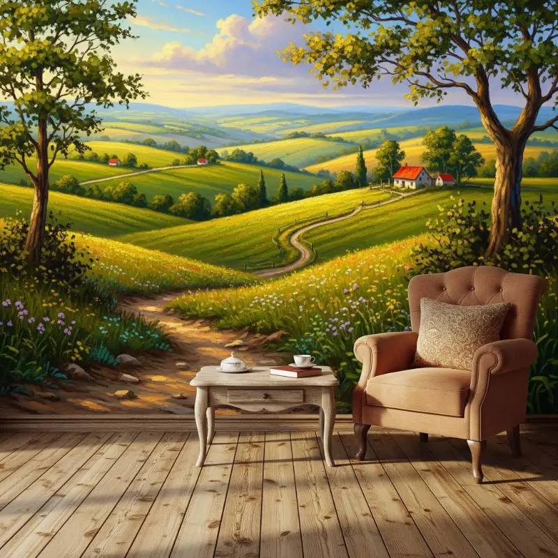 Tranh phong cảnh làng quê 18