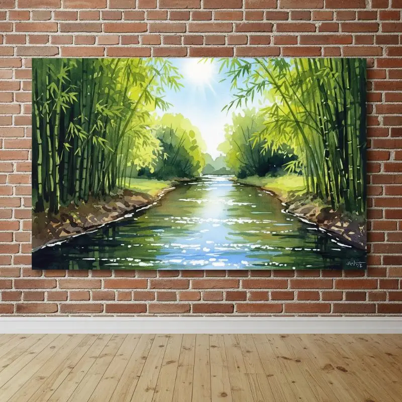 Tranh phong cảnh làng quê 13