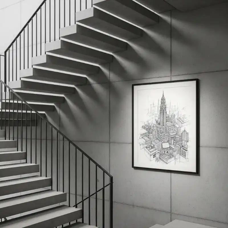 Tranh treo cầu thang 23