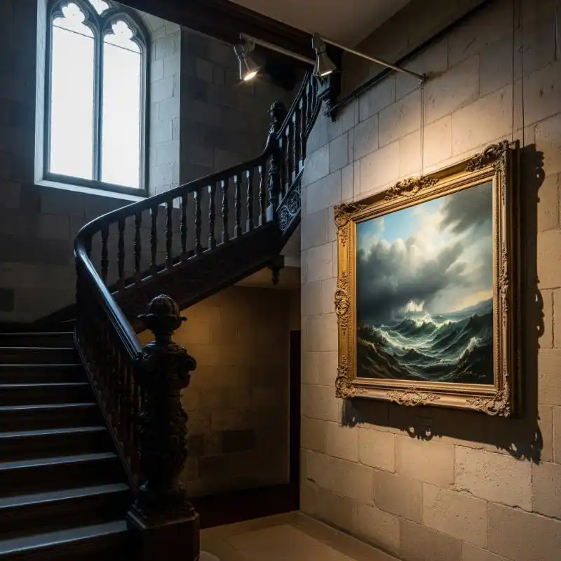 Tranh treo cầu thang 7