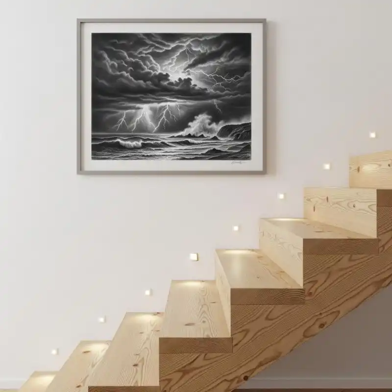 Tranh treo cầu thang 8