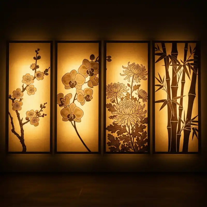 Tranh trúc chỉ 21