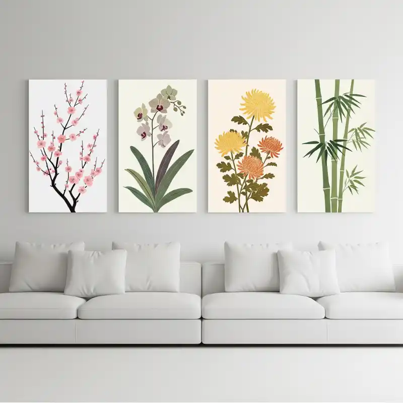 Bức tranh tứ bình 1