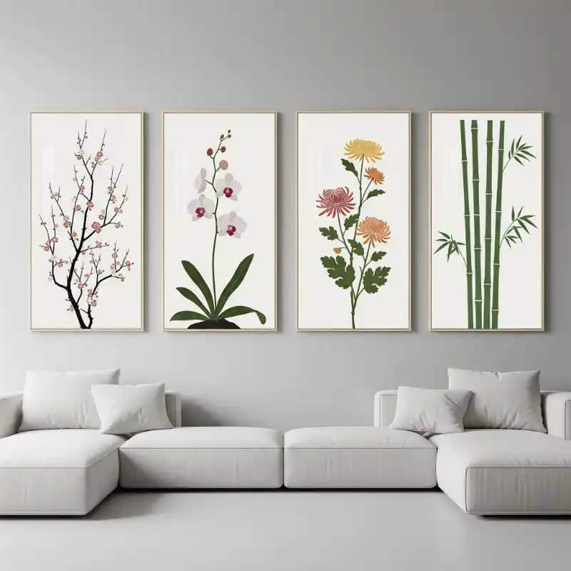 Bức tranh tứ bình 10