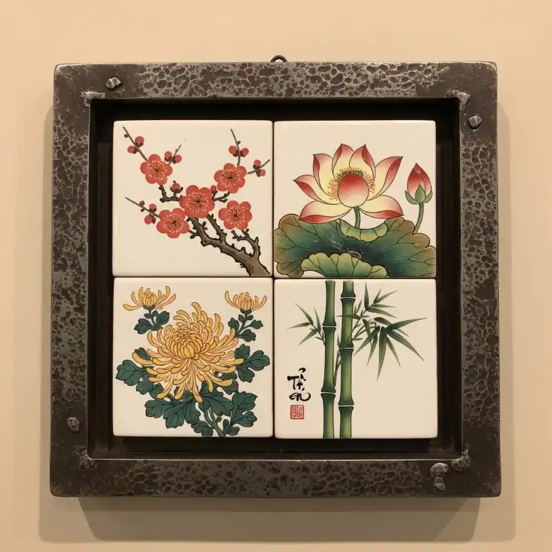 Bức tranh tứ bình 12