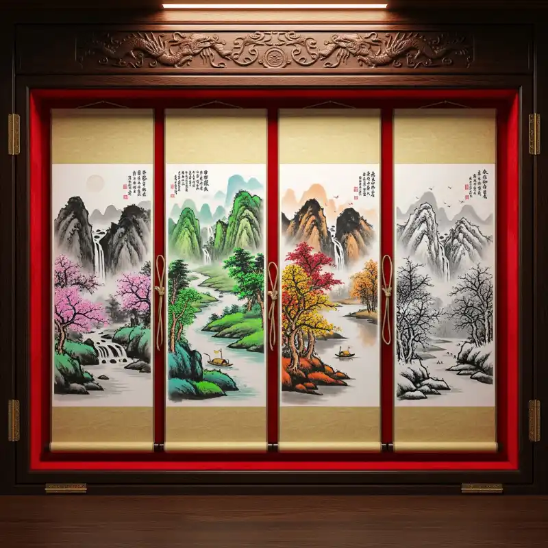 Bức tranh tứ bình 13