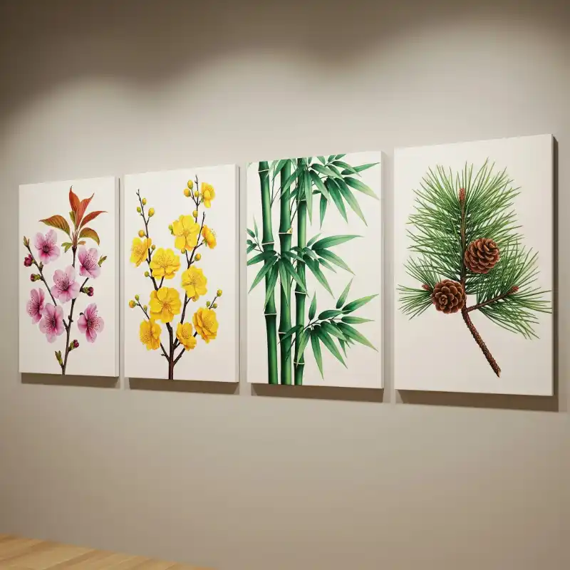 Bức tranh tứ bình 14