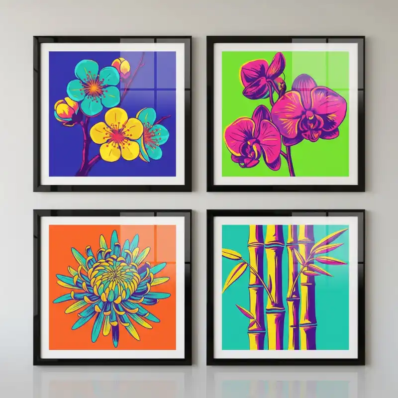 Bức tranh tứ bình 2