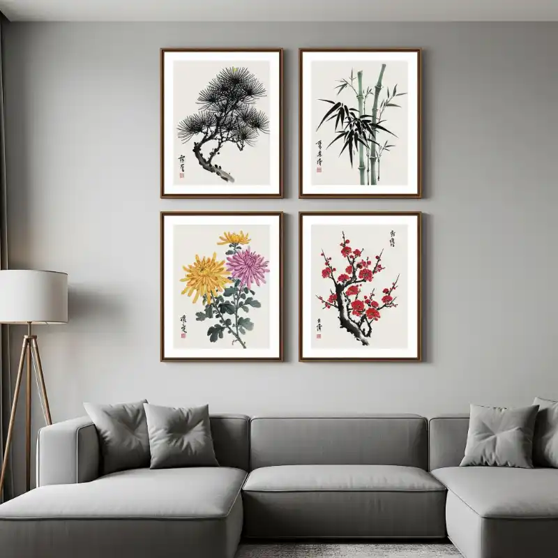 Bức tranh tứ bình 22