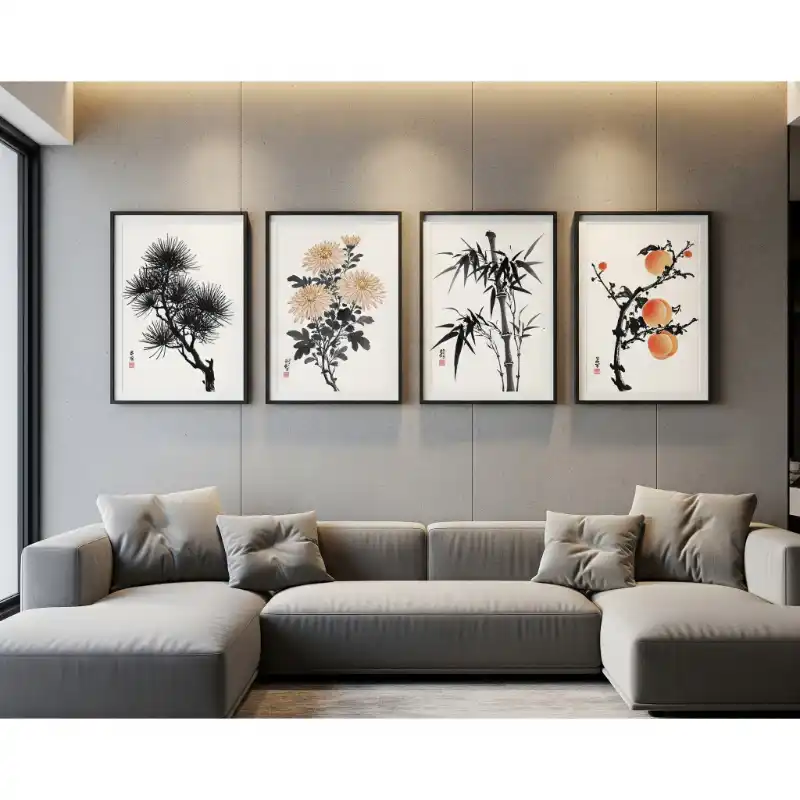 Bức tranh tứ bình 3