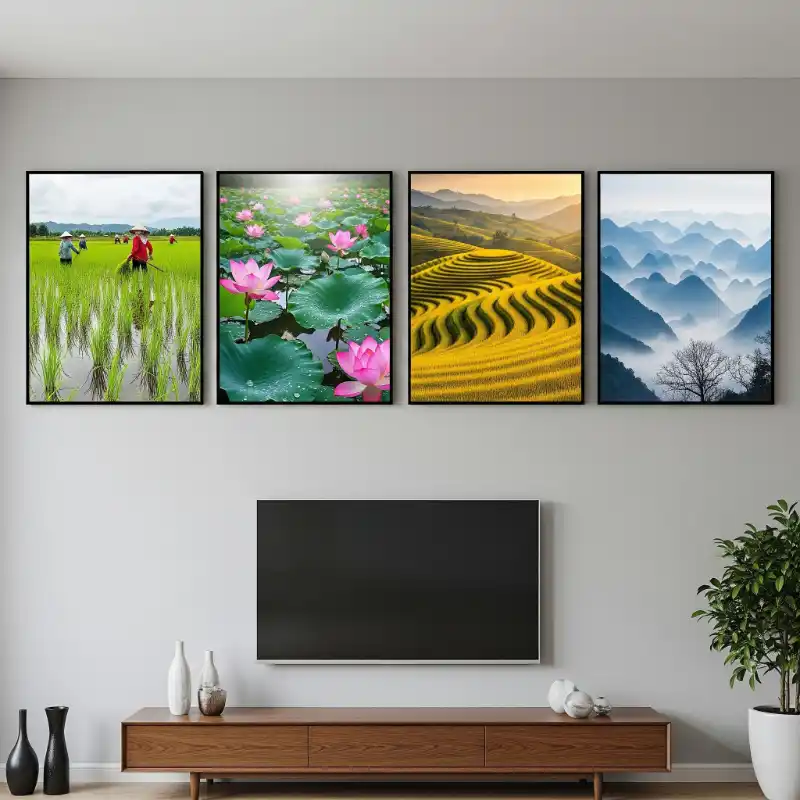 Bức tranh tứ bình 4