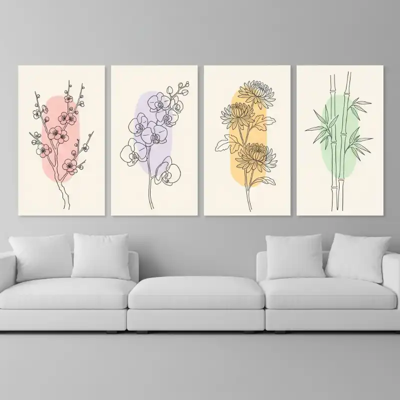 Bức tranh tứ bình 7