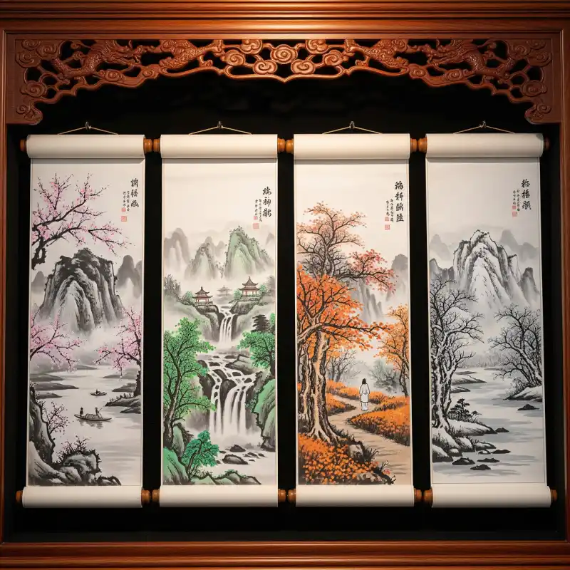 Bức tranh tứ bình 8