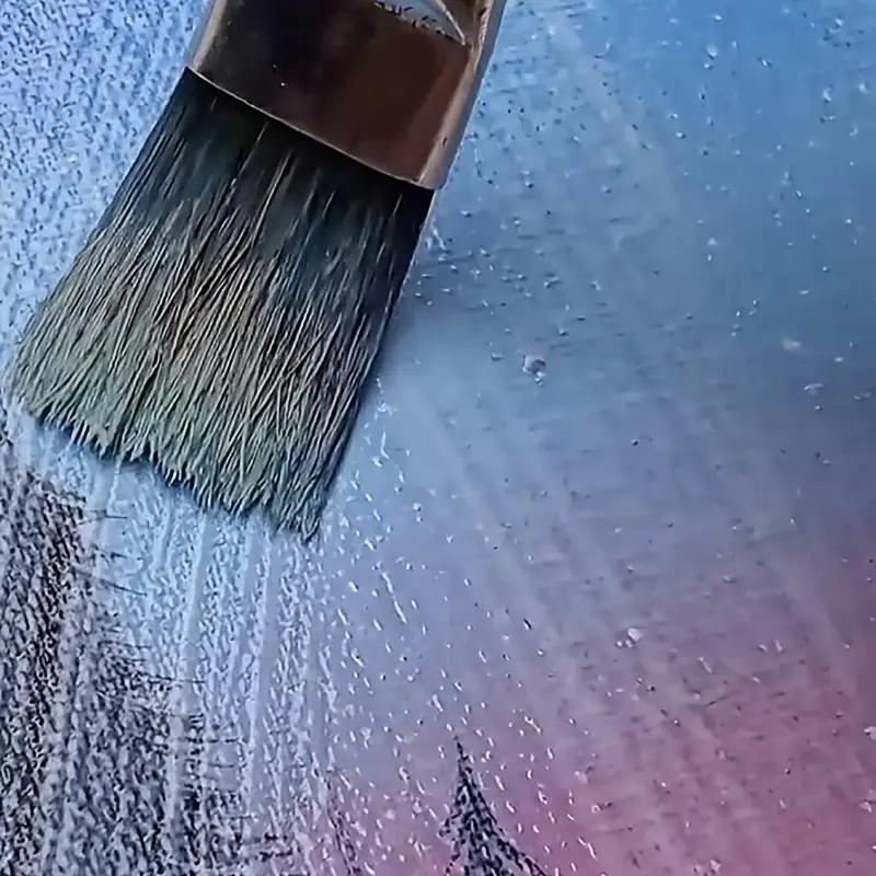 Chồng màu bóng lên tranh Acrylic