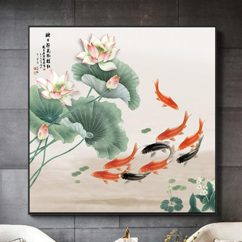 Trong phong thủy tranh mang ý nghĩa dư dả, đủ đầy qua từng năm