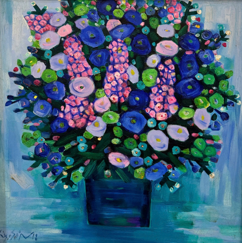 Mẫu tranh tĩnh vật màu đẹp số 5