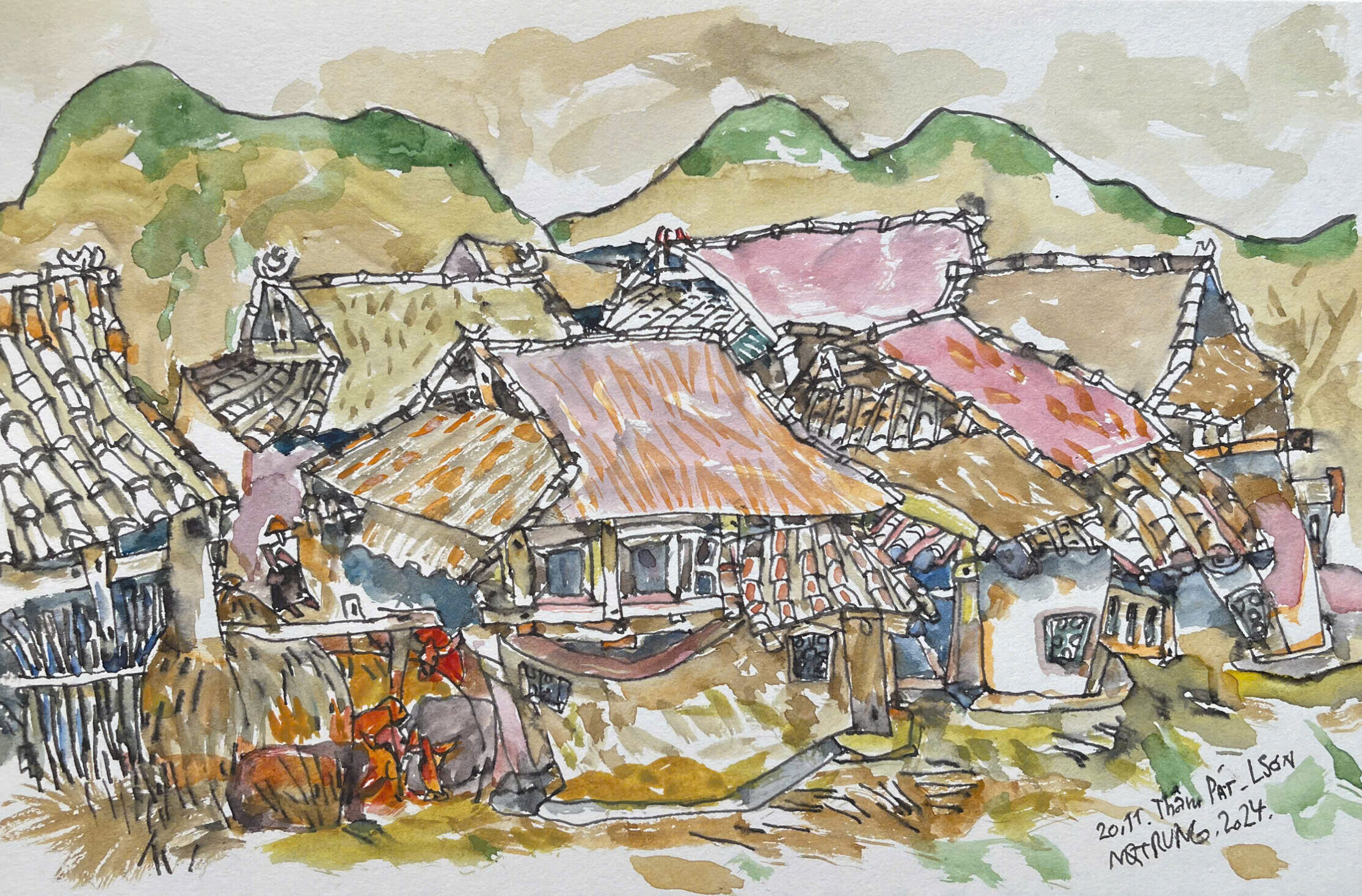 Tranh Ký Họa 1 Tranh Ký Họa