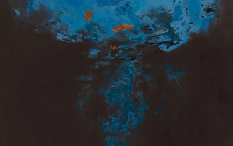 Tranh của ông mang đường nét uyển chuyển, huyền bí