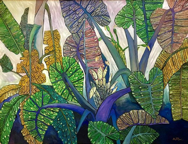 Tranh hoa Dọc Mùng