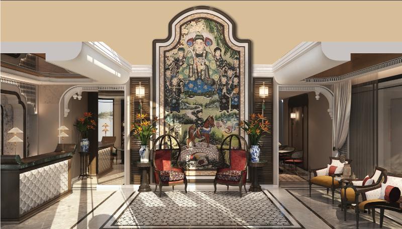 Tranh Indochine Mẫu Thượng Ngàn