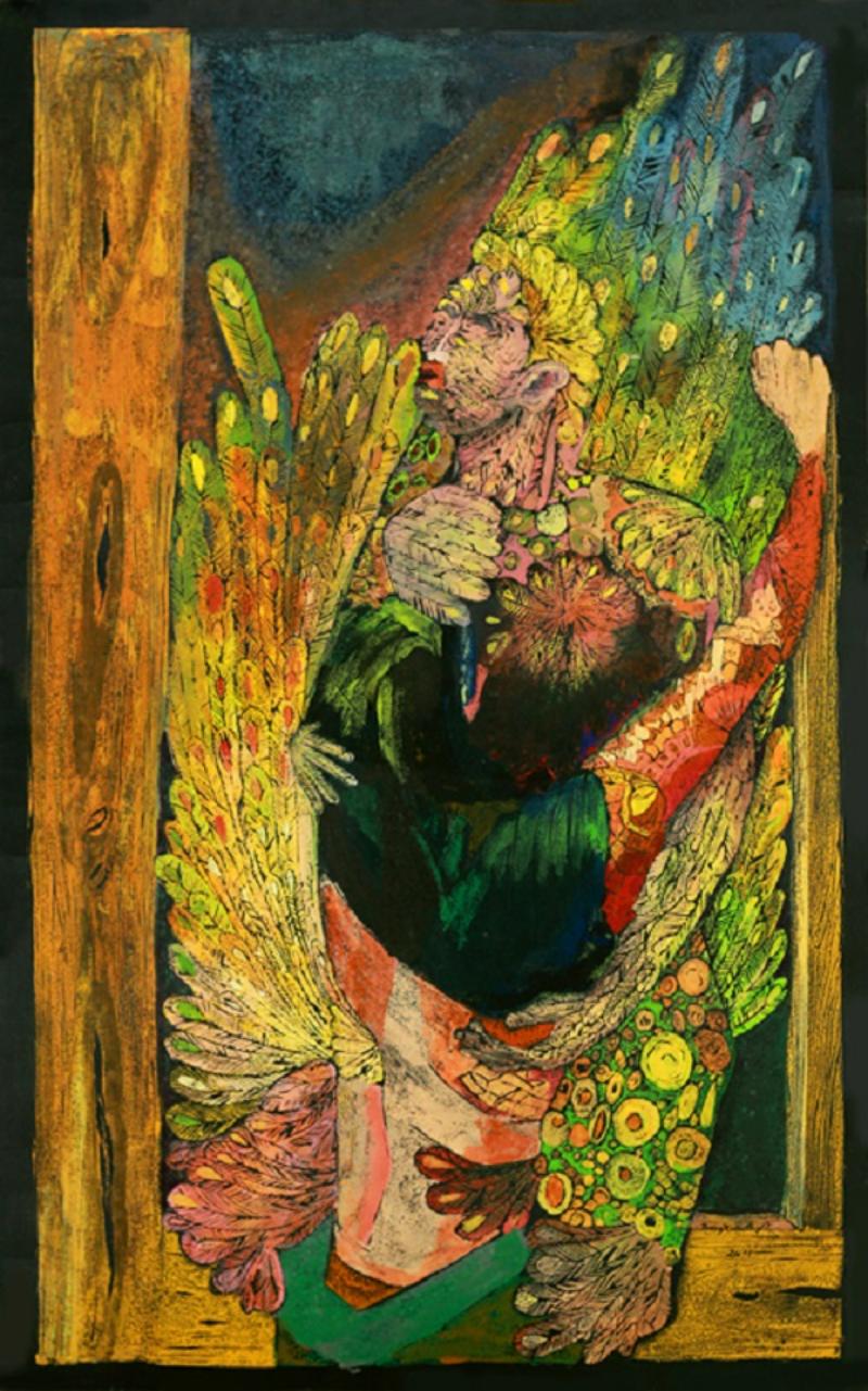 Tác phẩm “Yêu Người Cùng Giới” của họa sĩ Dương Xuân Quyền