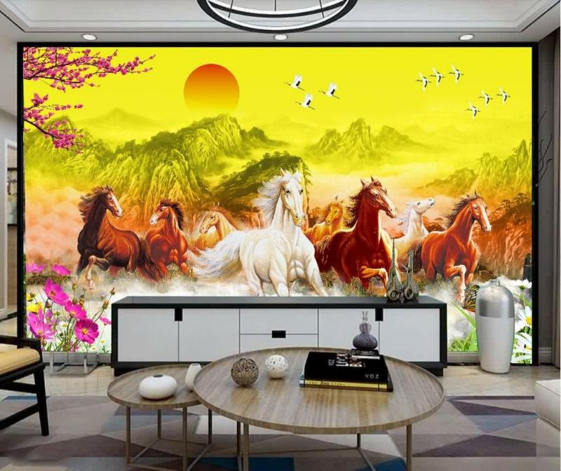 99+ Tranh kính nghệ thuật điểm nhấn cho nội thất 6 Tranh kính phòng khách