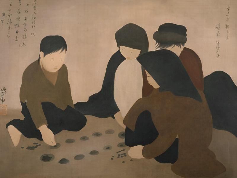 Tranh lụa của họa sĩ Nguyễn Phan Chánh