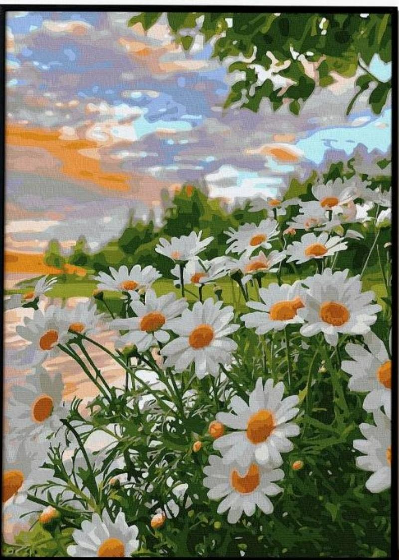 Tranh đã tô màu và đổ bóng