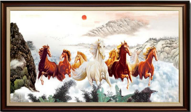 Tranh thu hút tài lộc và thúc đẩy sự thăng tiến mạnh mẽ