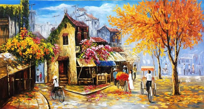 Đặc điểm nổi bật của dòng tranh phố cổ