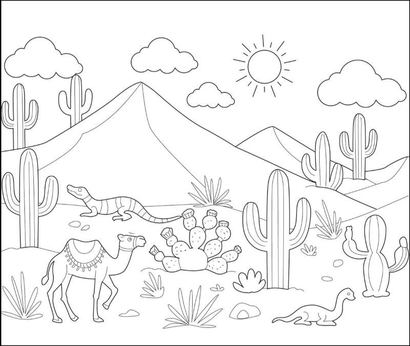 Khái niệm tranh tô màu phong cảnh